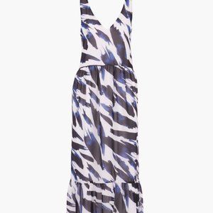 Tiered Chiffon Maxi Dress